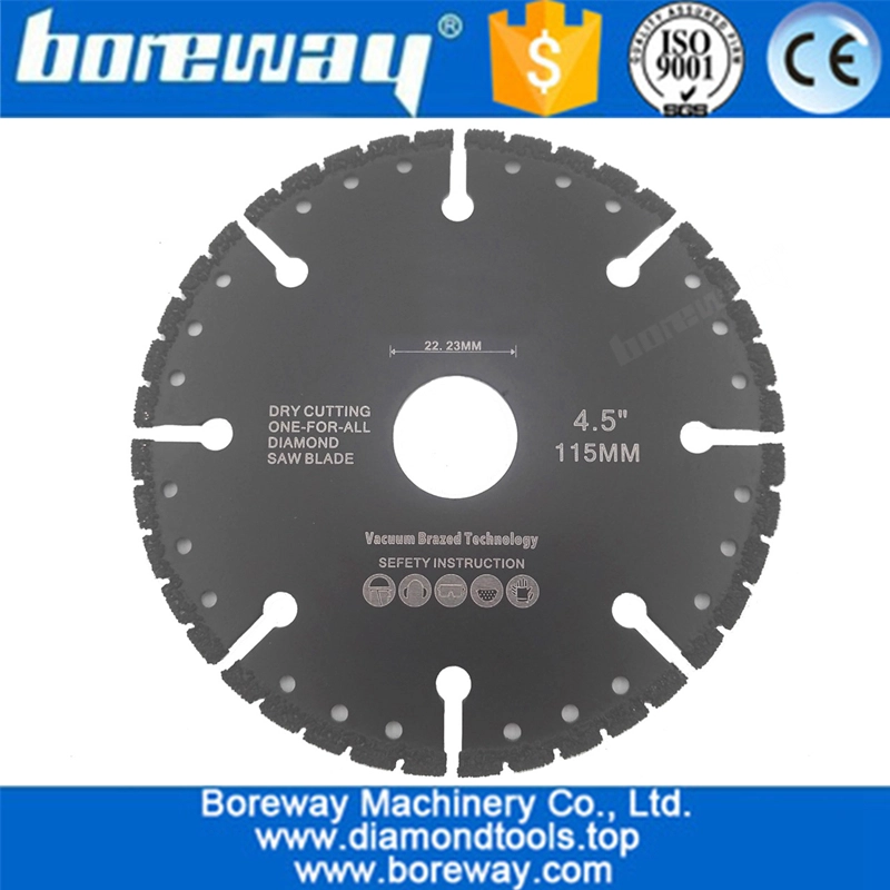 Vacuum Brazed Diamond Blade for All Purpose Demolition Blade For stone iron steel