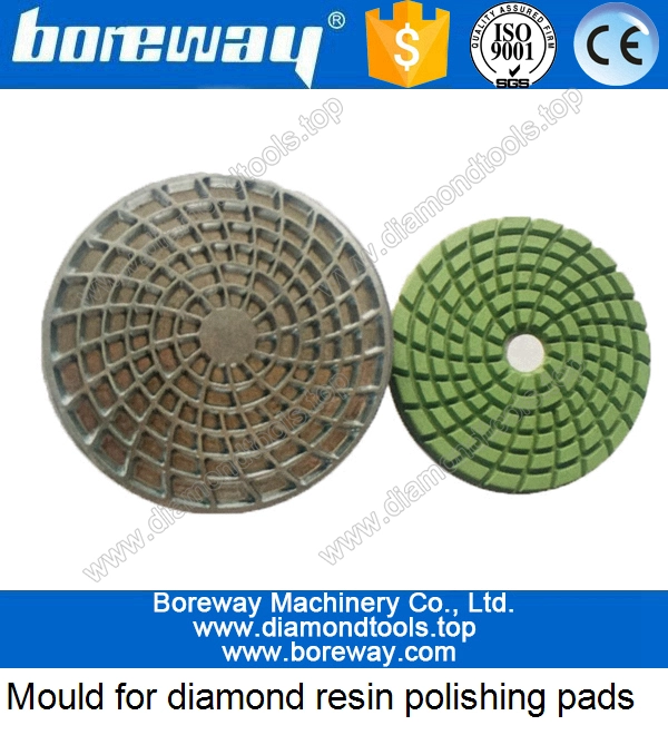 molds for diamond grinding and polishing pad