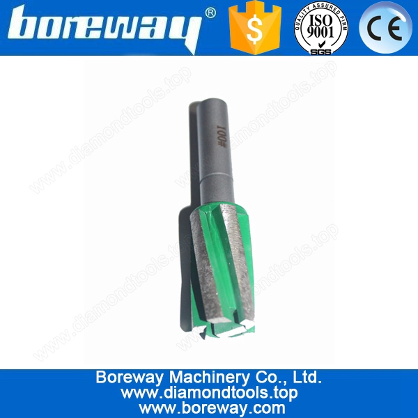 D20x40Tx8B Diamond Brazed Finger Bit For Grinding Marble