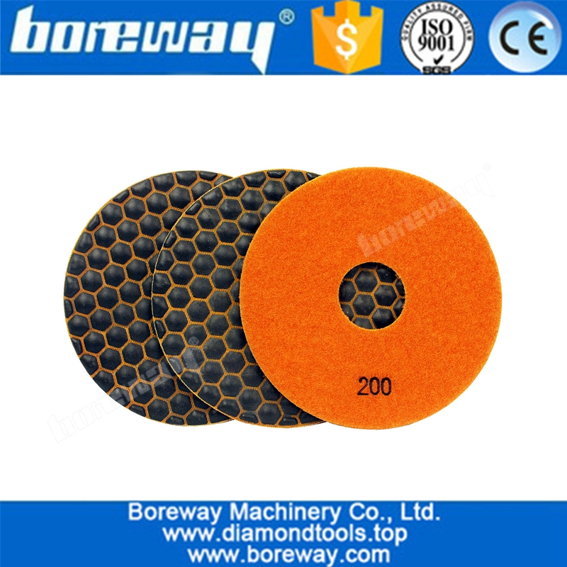 5inch 125MM Diamond Dry Polishing Pad for Angle Grinder Polishing Stone Granite Marble