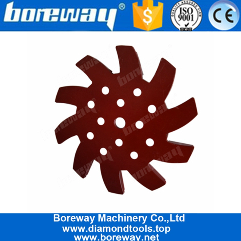 Mola per calcestruzzo da 10 pollici da 250 mm con 20 segmenti per il rinnovamento del pavimento