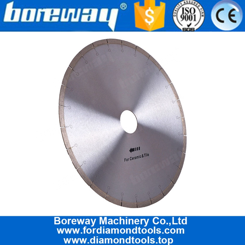 フィッシュフックスロット円形ダイヤモンドセラミックタイル鋸刃