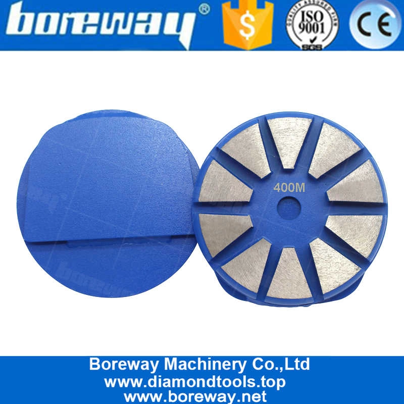 10 खंड त्वरित परिवर्तन कंक्रीट पीस डिस्क डबल आर्क डायमंड हेड प्लेट्स लविना एक्स सीरीज के लिए