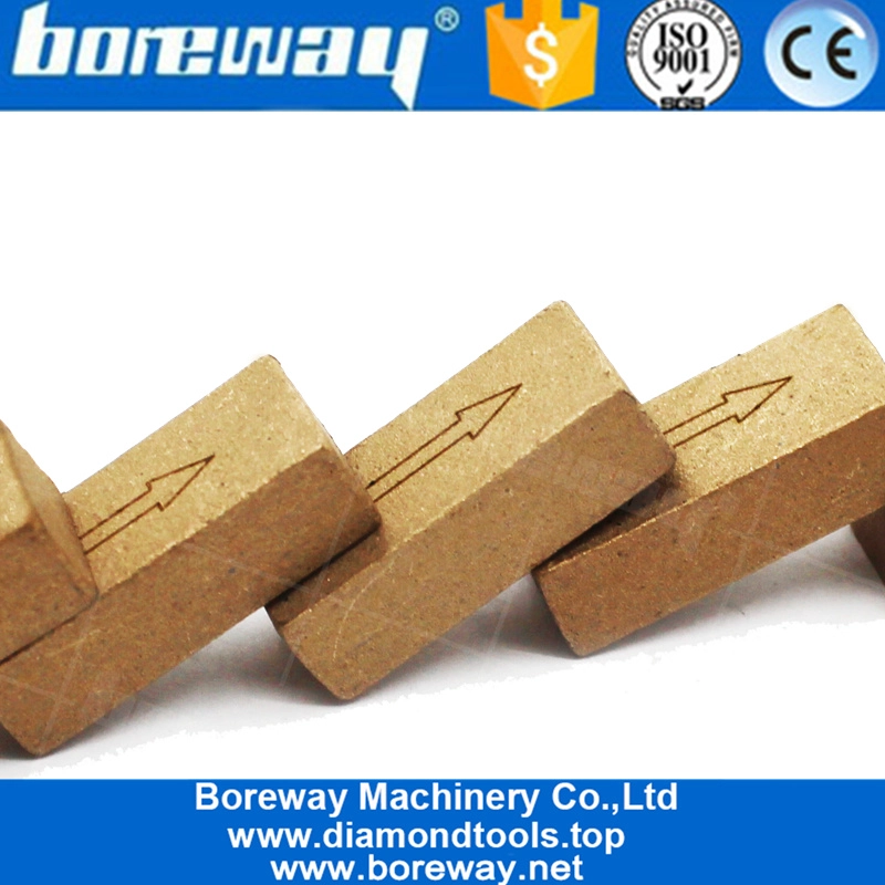 चूना पत्थर काटने के लिए 7.5 मिमी मोटी हीरा देखा ब्लेड सेगमेंट