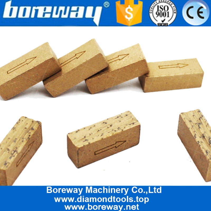 चूना पत्थर काटने के लिए 7.5 मिमी मोटी हीरा देखा ब्लेड सेगमेंट