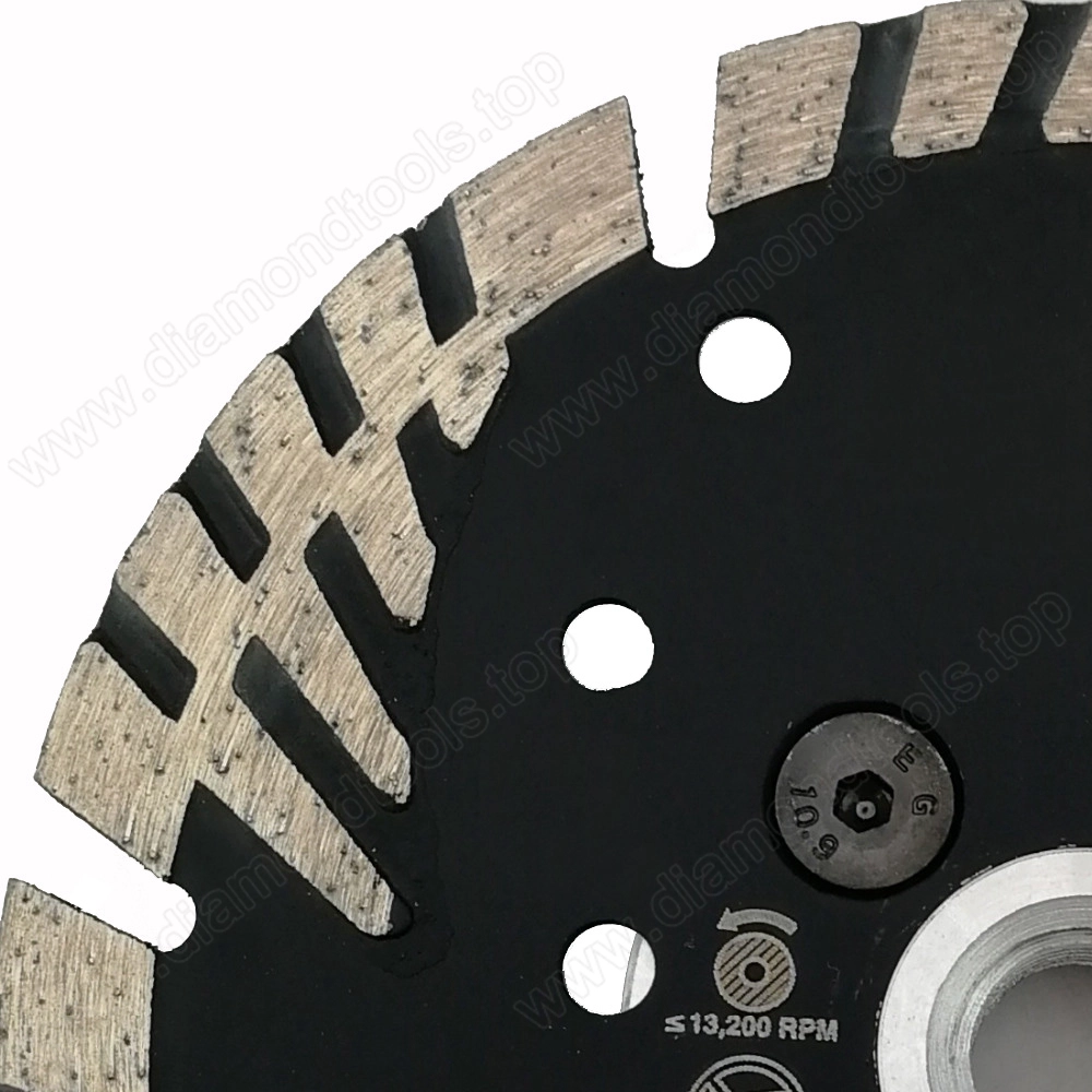 चीन 105 मिमी से 230 मिमी गर्म दबाया डायमंड टर्बो देखा स्लैंट त्रिभुज दांत के साथ ब्लेड संगमरमर ग्रेनाइट काटने डिस्क निर्माता का उत्पादन