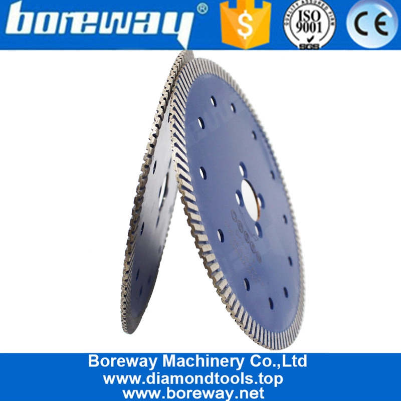 105mm-230mm Nassgebrauch Turbo Blade Porzellan Keramikfliesen Schneidscheibe für Hersteller