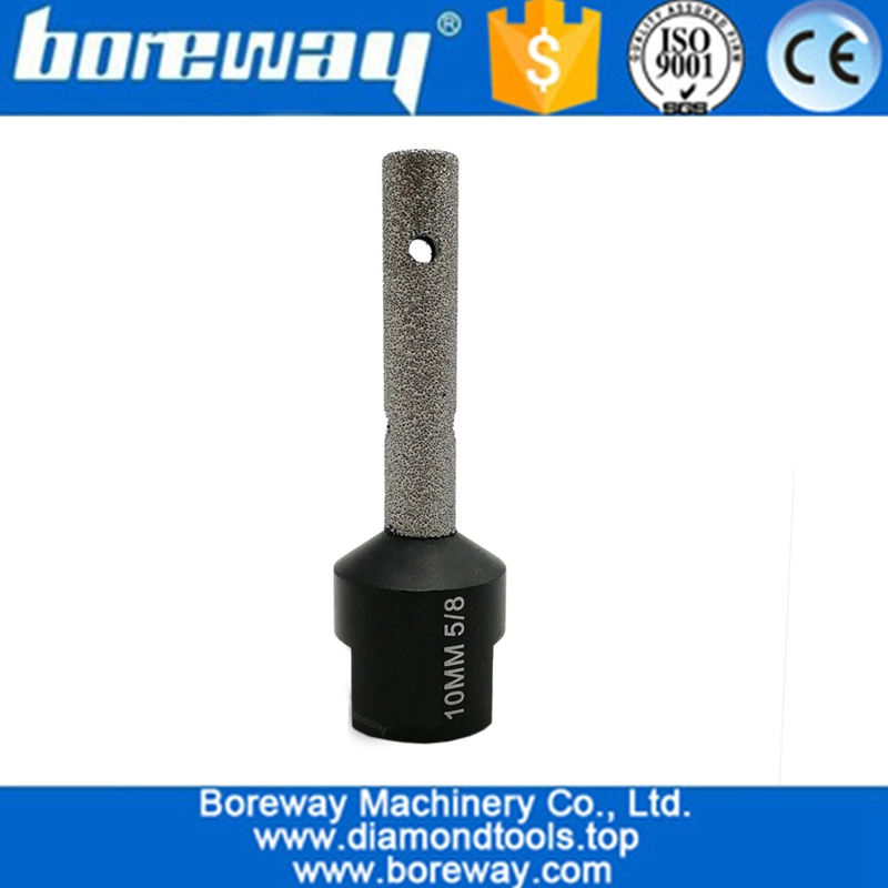 10ミリメートル真空ろう付けダイヤモンド指ビット最高品質のダイヤモンドダイヤモンドツール石御影石大理石セラミックなど