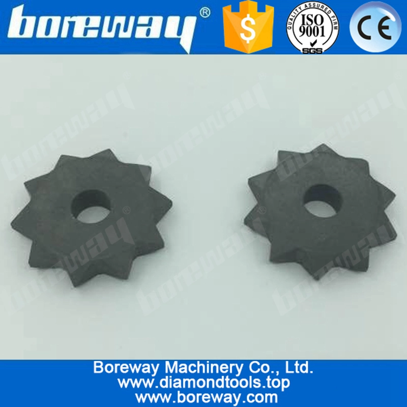 10sダイヤモンドスターシェイプブッシュストーン用ハンマー仕上げ