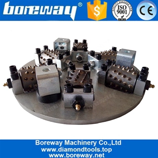 Ruota a martelli da 12 pollici 6 rulli Bush per la rettifica di pavimenti