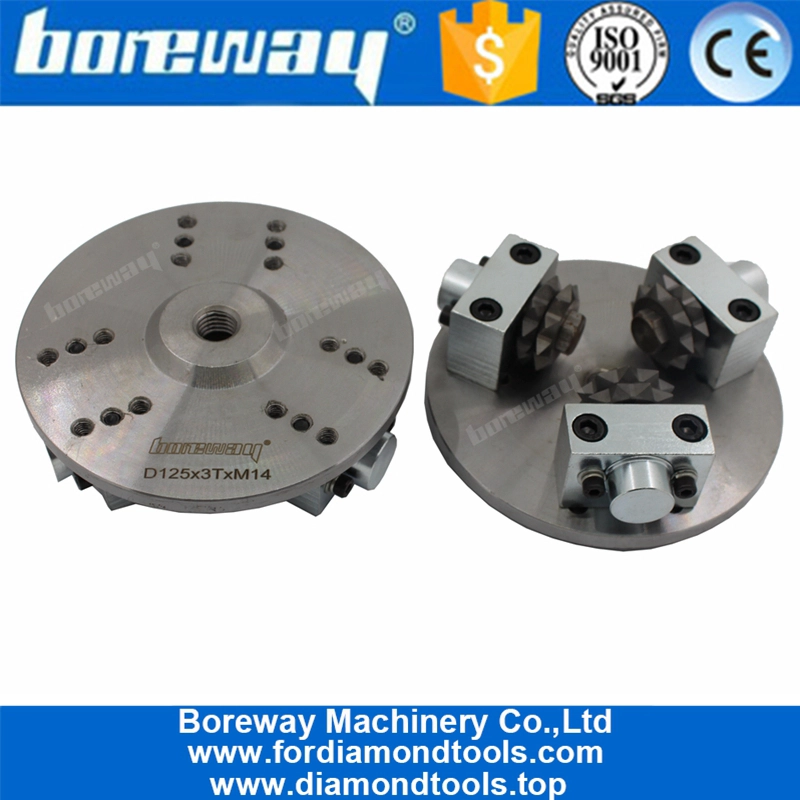 125MM 20S स्टार शेप बुश हैमर प्लेट 3 रोलर्स