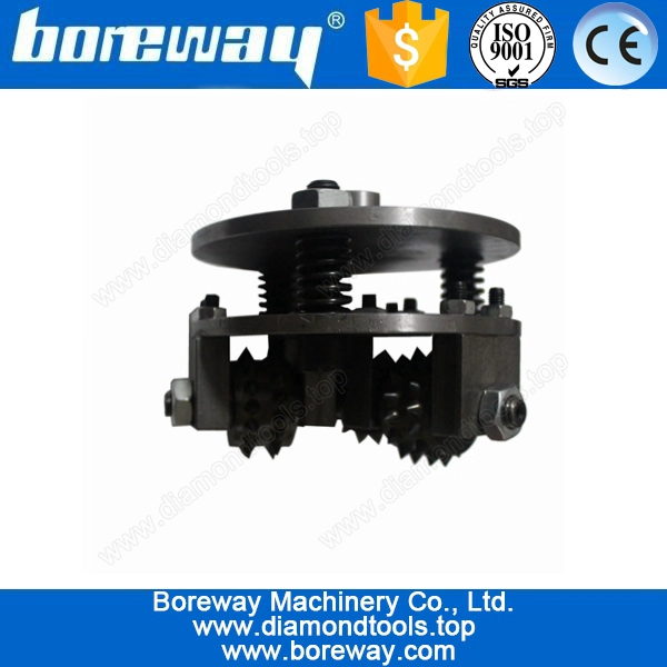 花崗岩、コンクリート用ダイヤモンド ブッシュ ハンマー工具用 125 mm ブッシュ ハンマー グラインダー プレート