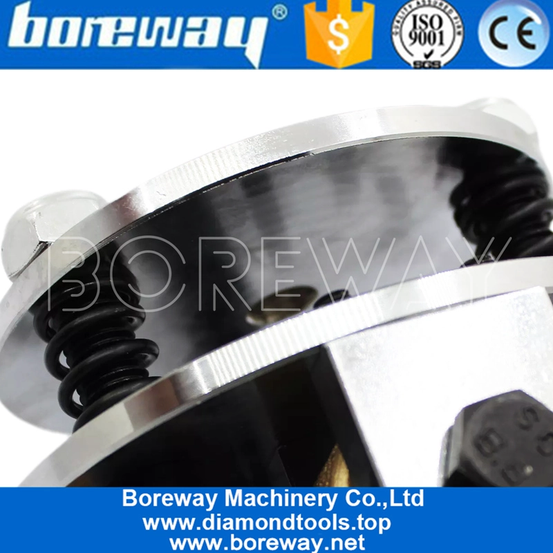 125mm Doppelschicht-Vakuumlöten-Bush-Hammerplatte für Beton