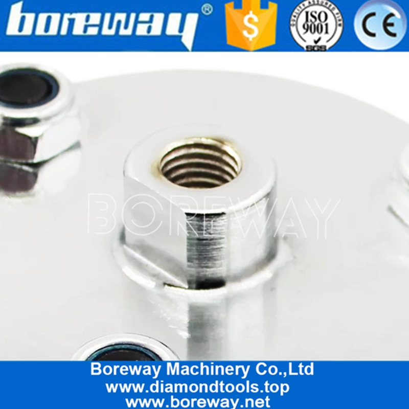 125mm Doppelschicht-Vakuumlöten-Bush-Hammerplatte für Beton