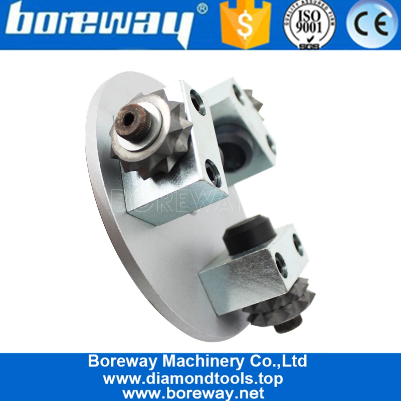 花崗岩のために3つのローラーと125ミリメートルスター型ロータリーブッシュハンマープレート