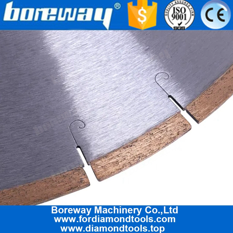 14-Zoll-Angelhaken-Schlitz-Diamant-Sägeblatt für Marmor