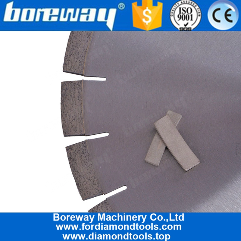 14インチの無声ダイヤモンドの具体的な鋸歯の石の切断ディスク