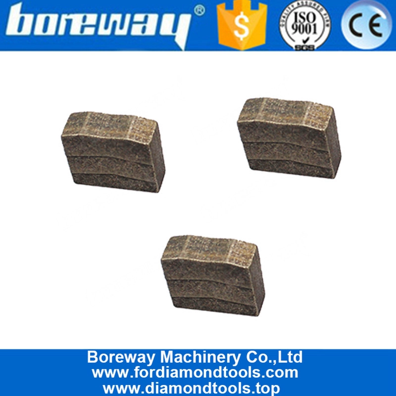 砂岩ブロック切削用の1400mm M形状ウェットダイヤモンドセグメント