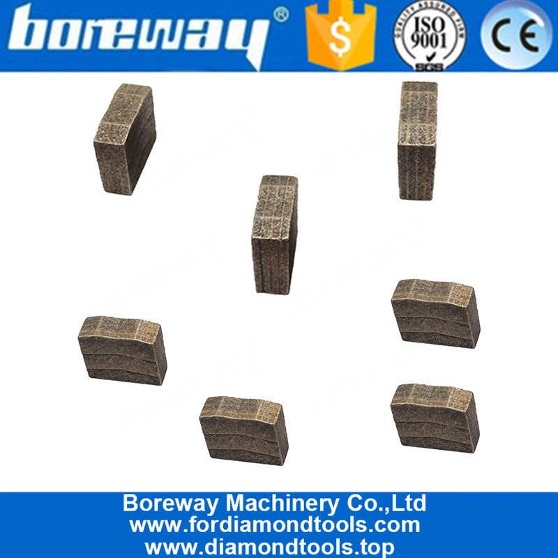 砂岩ブロック切削用の1400mm M形状ウェットダイヤモンドセグメント