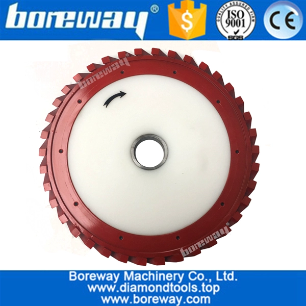 Mola tonda silenziosa con segmenti diritti o obliqui per la macinazione del granito