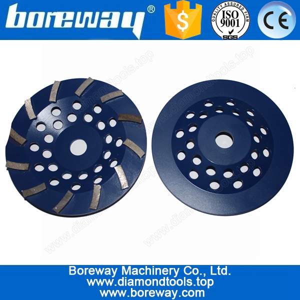 180mm turbo wave cup grinding disc