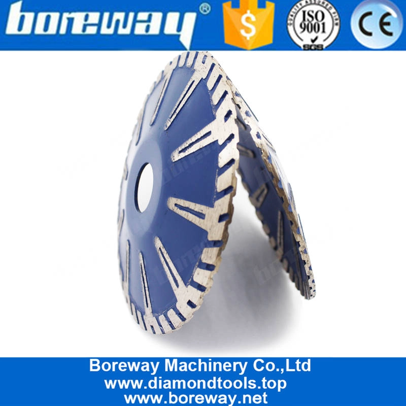 1pcs Dry Wet Turbo Rim Curved Saw Blade Granite Marble Circular Saw Disc for Wholesaler