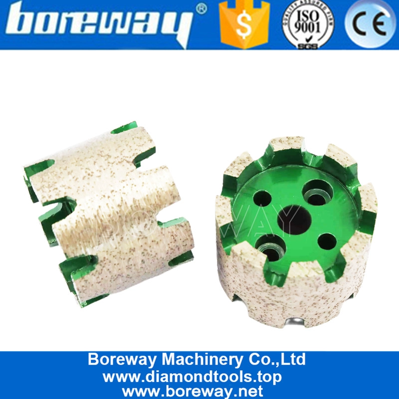 संगमरमर ग्रेनाइट आपूर्तिकर्ताओं के लिए 2 इंच सीएनसी sintering मानक stubbing पहियों