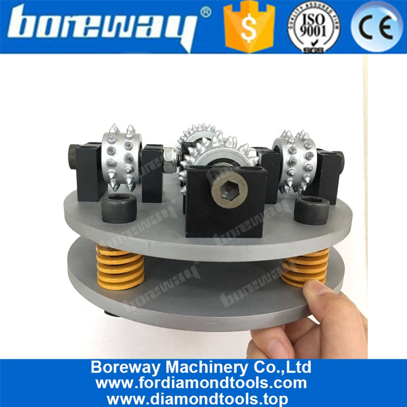 200mm 30S piastra rotante a martello con 4 rulli