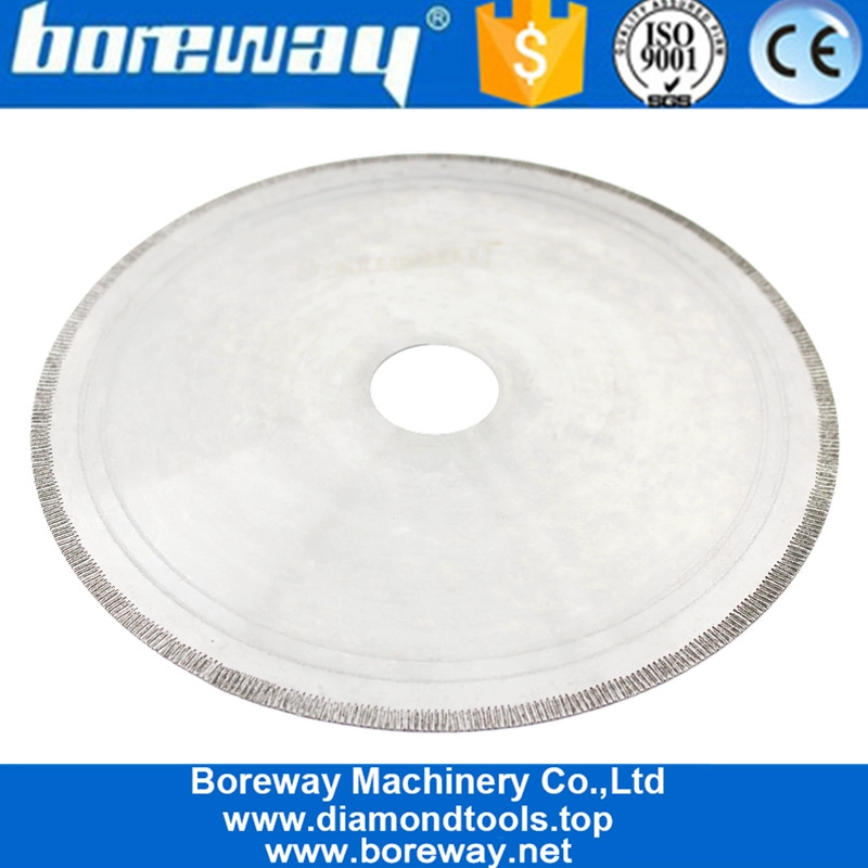 200mmは翡翠のための電気メッキダイヤモンドのこぎり刃を続けます