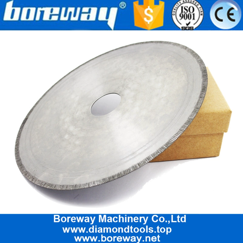 200mmは翡翠のための電気メッキダイヤモンドのこぎり刃を続けます