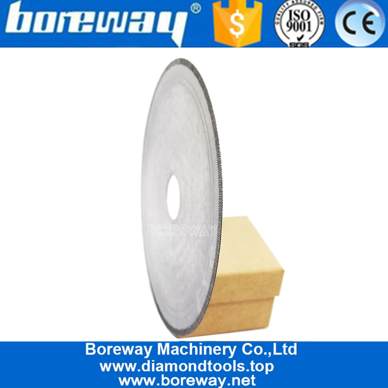 200mmは翡翠のための電気メッキダイヤモンドのこぎり刃を続けます