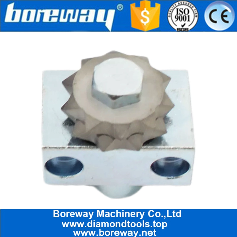 20 एस स्टार प्रकार बुश हैमर रोलर फर्श की सतह के लिए समर्थन के साथ