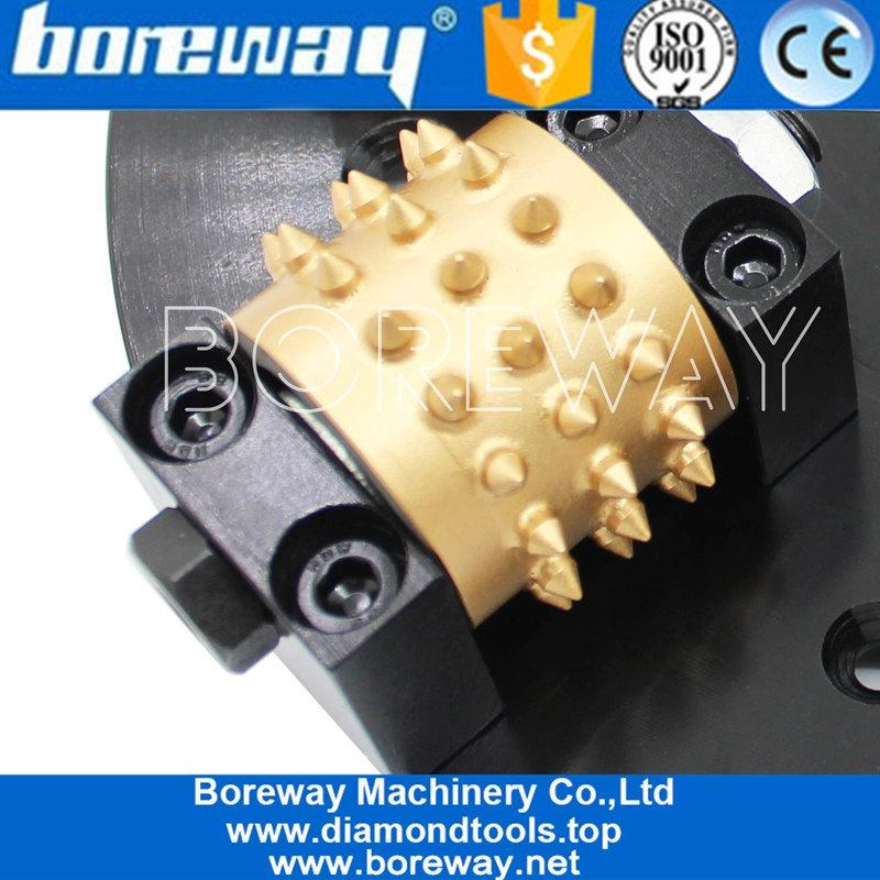 कंक्रीट फर्श के लिए 230 मिमी HTC त्वरित परिवर्तन रोटरी बुश हथौड़ा प्लेट