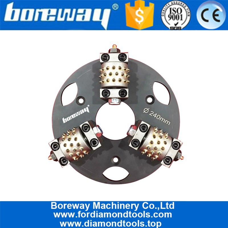 240M डायमैटिक बुश 3 रोलर्स के साथ हथौड़ा प्लेट