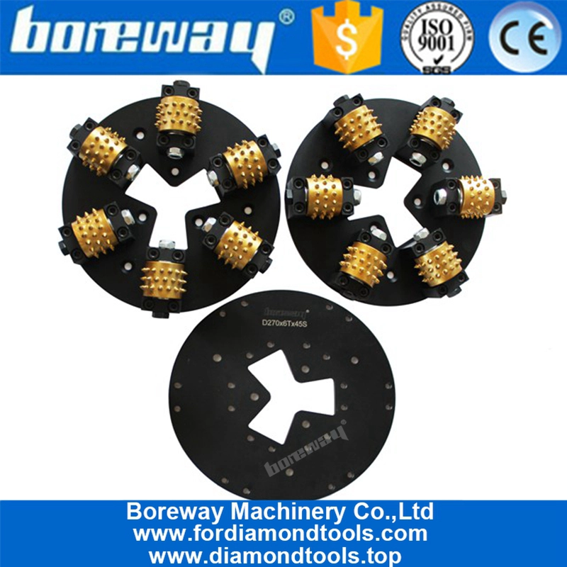 Piastra martellata con boccola da 270 mm per smerigliatrici HTC