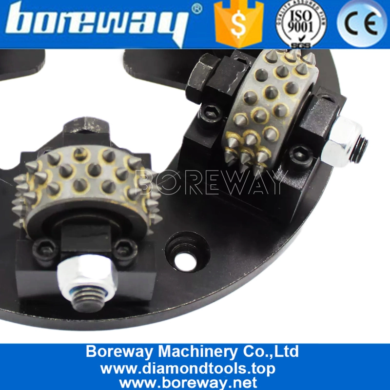 粗い表面を研削するための270mm Rediロックロータリーブッシュハンマープレート