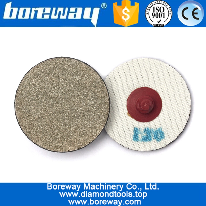 2 zoll Roloc Rotary Abrasive Diamantscheiben Form Rad Mit 1 Pad Adapter Halter Stein Schleifwerkzeug