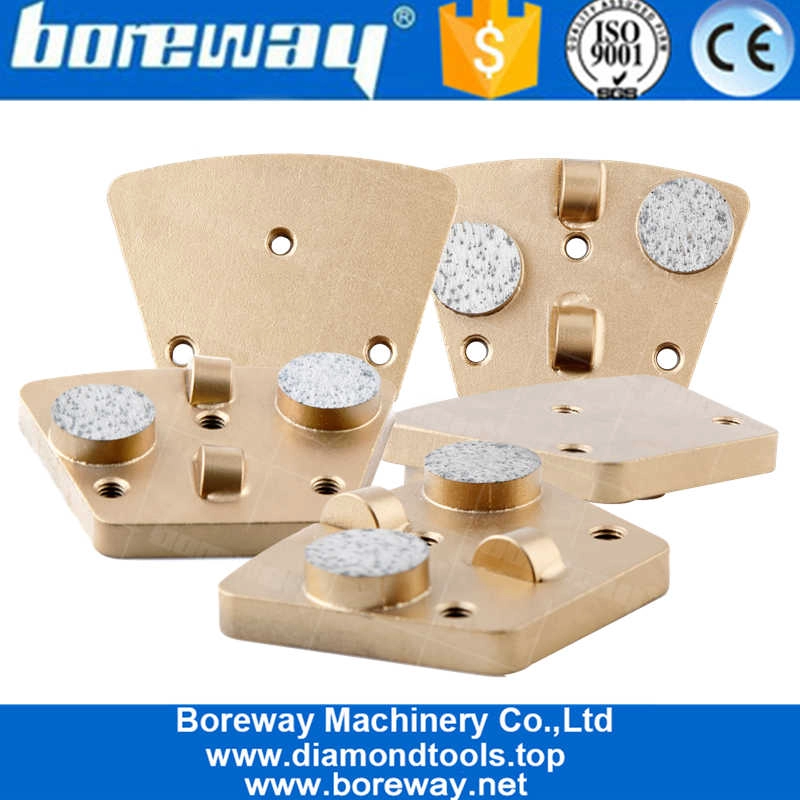 エポキシを除去するための丸いセグメントを持つ2x1 / 2 PCD台形パッドディスク