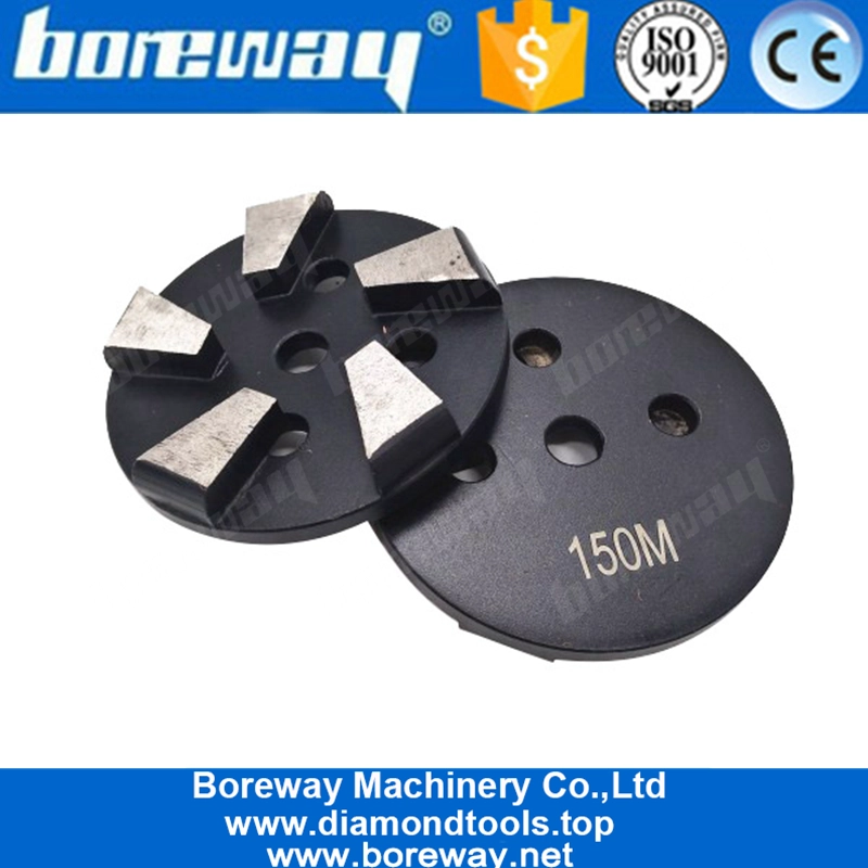 Platorello diamantato tondo in cemento a 3 segmenti da 5 pollici