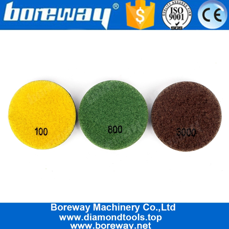 3 इंच 75 मिमी राल बॉन्ड कंक्रीट तल पीस डिस्क घर्षण उपकरण
