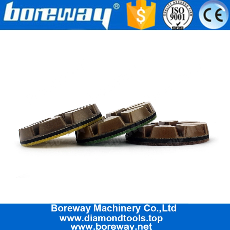 3 इंच 75 मिमी राल बॉन्ड कंक्रीट तल पीस डिस्क घर्षण उपकरण