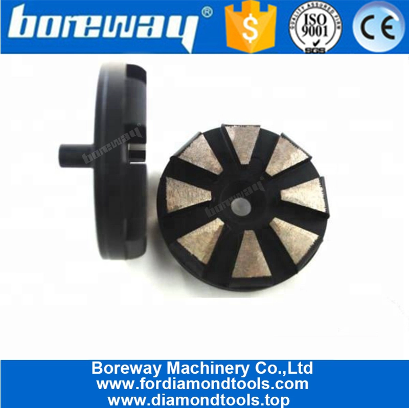 चक्की के लिए 3 इंच डायमंड परिपत्र आकार धातु बॉन्ड पीस पैड