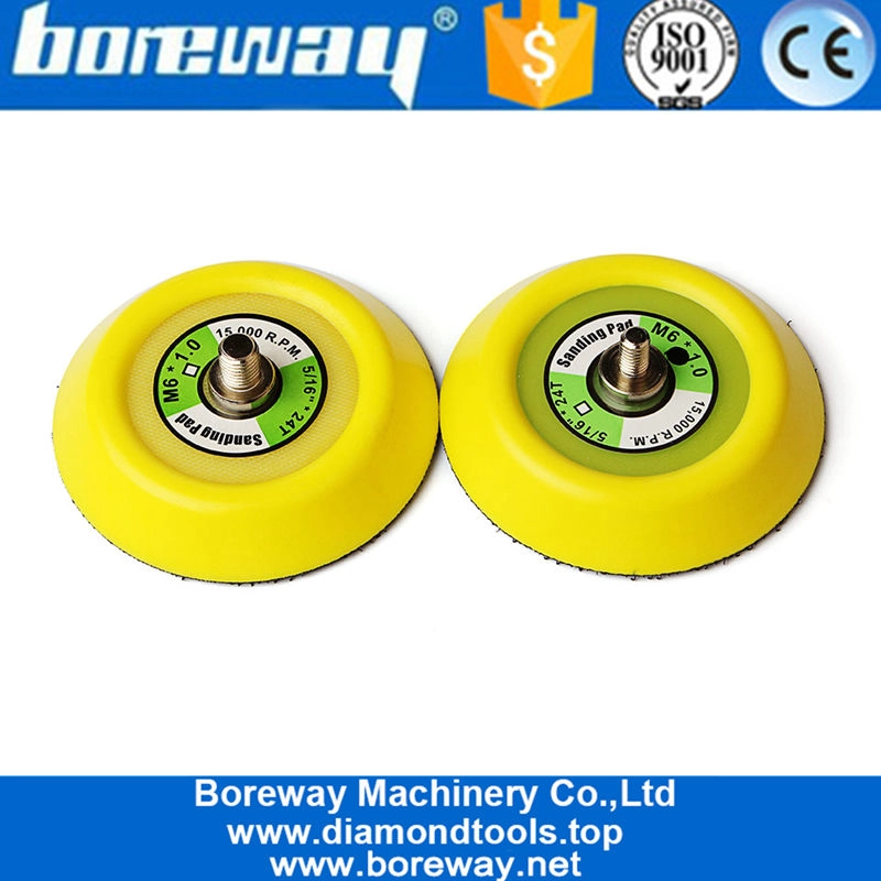 3 Inch Hook And Loop Plate Backer Holder With 5/16"24T Or M6 Thread