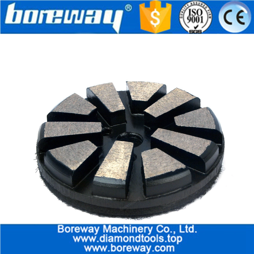 3 इंच मेटल बॉन्ड कंक्रीट फ्लोर ग्राइंडिंग ब्लॉक व्हील पॉलिशिंग डिस्क