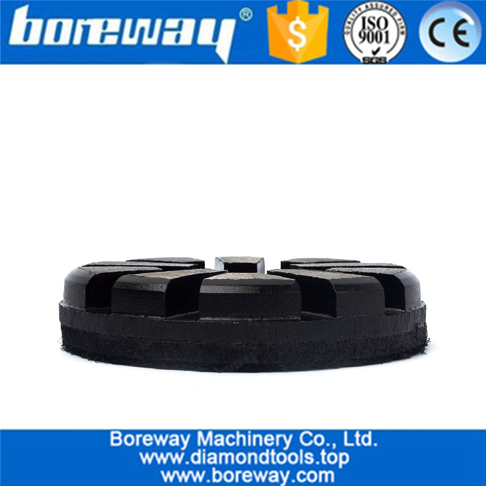 3 इंच मेटल बॉन्ड कंक्रीट फ्लोर ग्राइंडिंग ब्लॉक व्हील पॉलिशिंग डिस्क