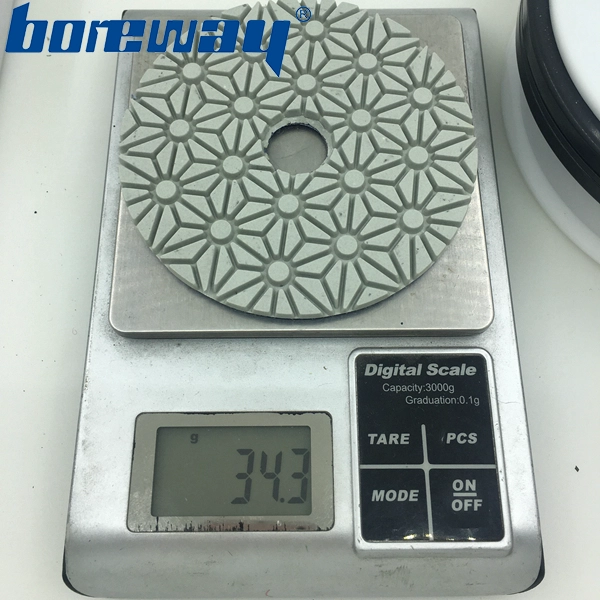 3 चरणों सूखी और गीला उपयोग हीरा पॉलिश पैड