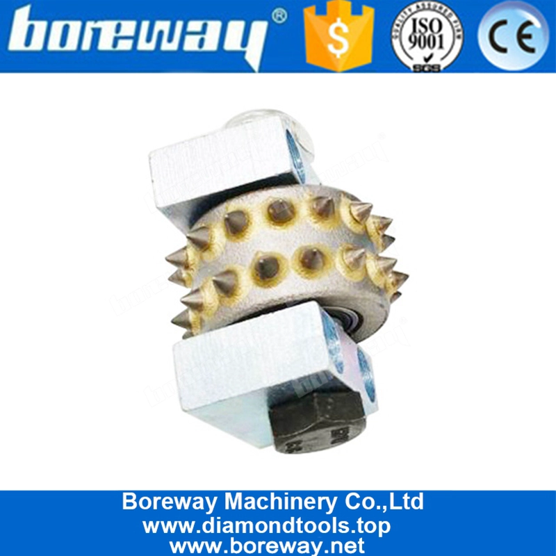 Rullo martello diamantato 30 denti con supporto