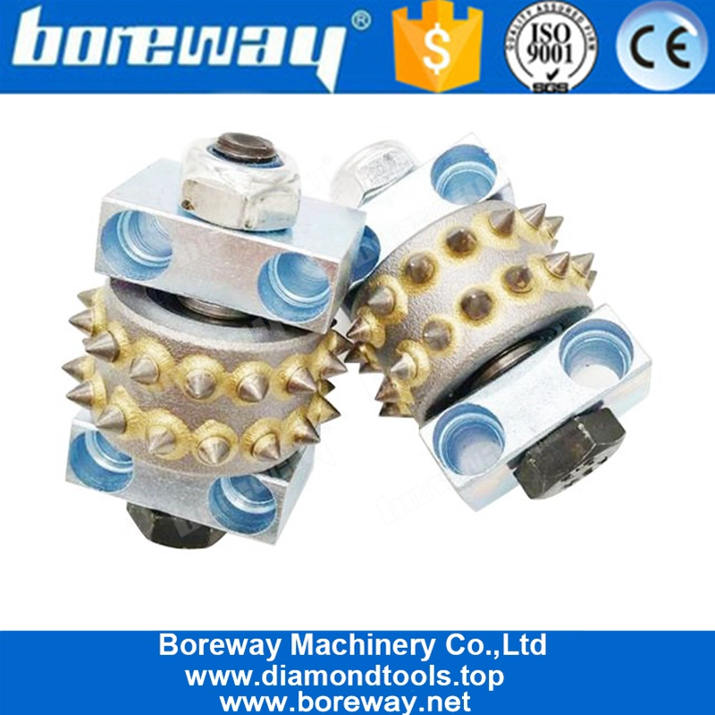 Rullo martello diamantato 30 denti con supporto