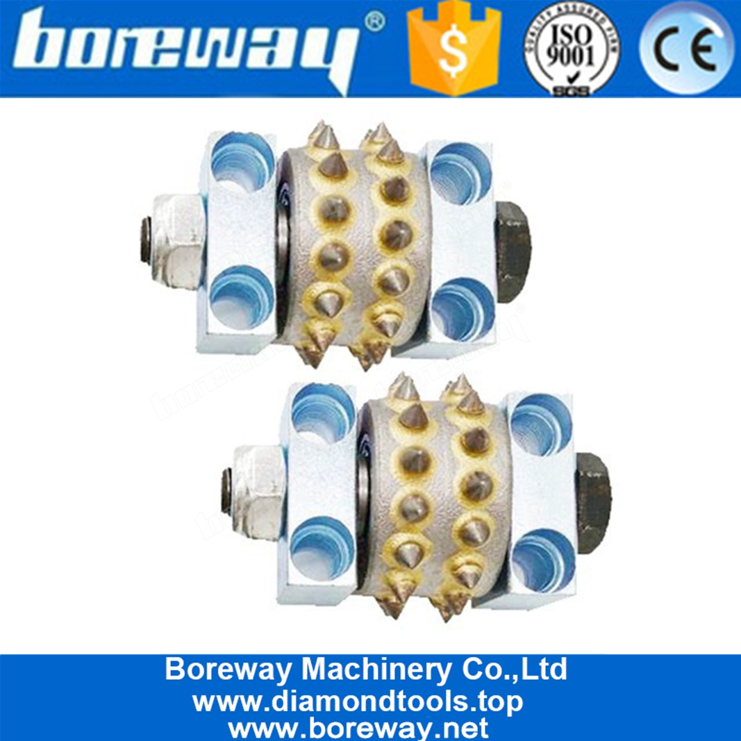 Rullo martello diamantato 30 denti con supporto