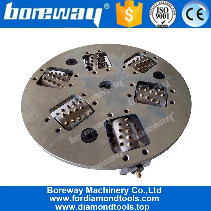 Ruota del piatto del martello del diamante di Bush di 300MM adatta per la smerigliatrice del pavimento